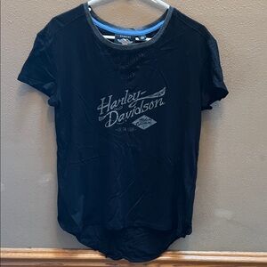 Harley-Davidson Women's Black Short Sleeve Tee